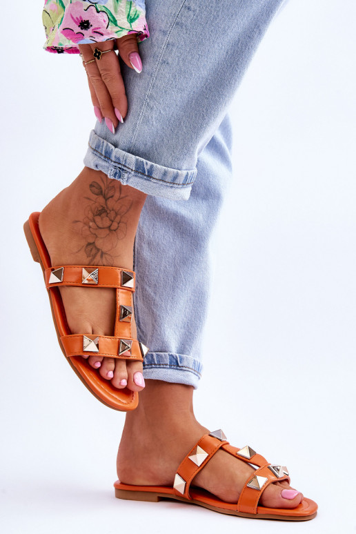 Hausschuhe orange Farbe Mercure Hausschuhe orange Farbe Mercure