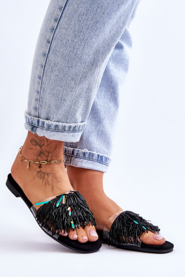 Hausschuhe S.Barski KV-576-4 schwarze Farbe 2