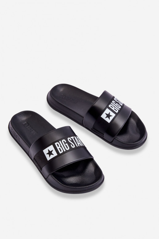 Klassisches Modell Hausschuhe Big Star LL174457 in schwarzer Farbe Klassisches Modell Hausschuhe Big Star LL174457 in schwarzer Farbe