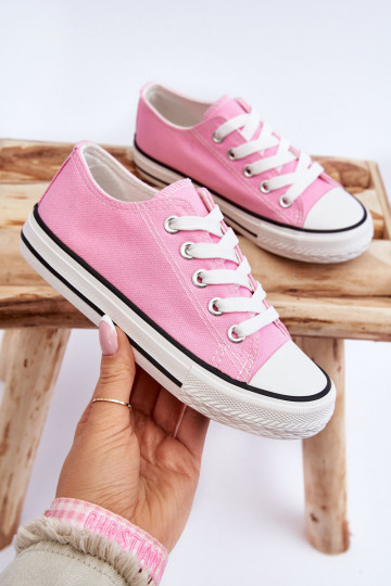 Klassische Kinder-Sportschuhe in der Farbe Pink von Filemon