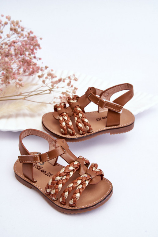 Kindersandalen mit Riemchen in brauner Farbe Sammy Kindersandalen mit Riemchen in brauner Farbe Sammy