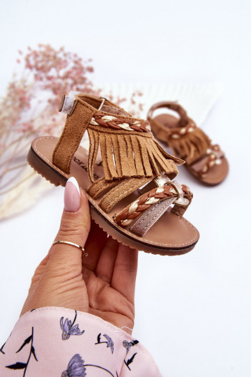 Kindersandalen in der Farbe Braun Missy