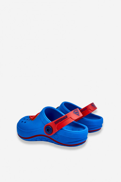 Kinderhausschuhe im Crocs-Stil Superman Grendene Kids JJ385004 blau Kinderhausschuhe im Crocs-Stil Superman Grendene Kids JJ385004 blau