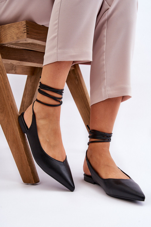 Spitze Schnürschuhe von Turriso in Schwarz Spitze Schnürschuhe von Turriso in Schwarz