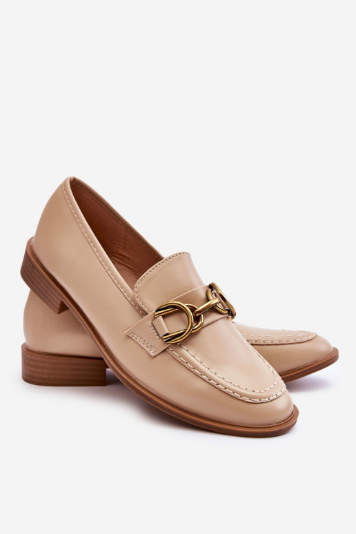 Klassisches Modell Damen-Mokassins Beige Lorien Klassisches Modell Damen-Mokassins Beige Lorien