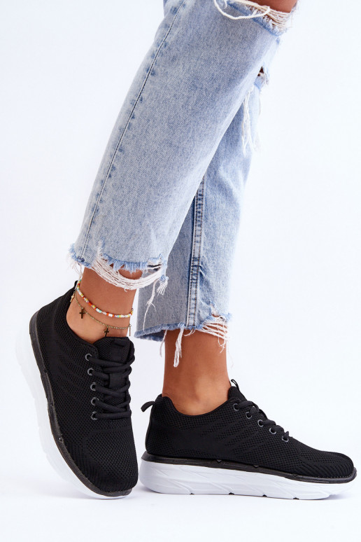 Schnür-Sportschuhe in der Farbe Schwarz Lavarone Schnür-Sportschuhe in der Farbe Schwarz Lavarone