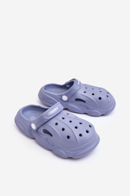 Kinderhausschuhe im Crocs-Stil in der Farbe Blau Cloudy Kinderhausschuhe im Crocs-Stil in der Farbe Blau Cloudy