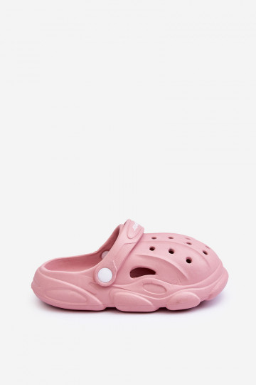 Crocs-Hausschuhe für Kinder in Rosa Cloudy 2