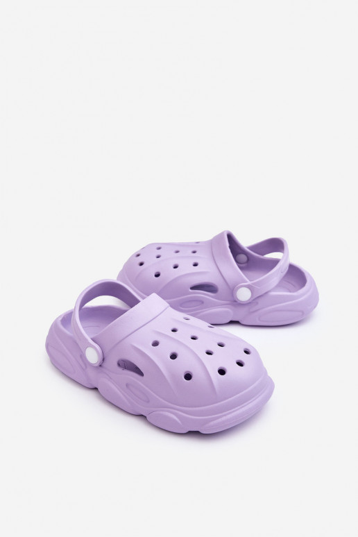 Kinder-Crocs-Hausschuhe Purple Cloudy Kinder-Crocs-Hausschuhe Purple Cloudy
