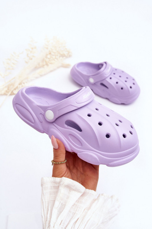 Kinder-Crocs-Hausschuhe Purple Cloudy Kinder-Crocs-Hausschuhe Purple Cloudy