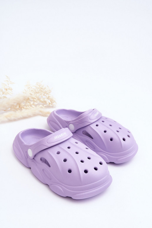 Kinder-Crocs-Hausschuhe Purple Cloudy Kinder-Crocs-Hausschuhe Purple Cloudy