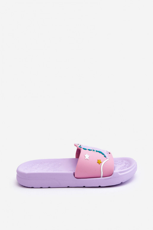 Kinderhausschuhe T-Rex Lila Farbe Bernis Kinderhausschuhe T-Rex Lila Farbe Bernis