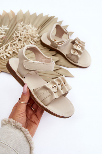 Kindersandalen mit Klebeverschlüssen beige Havana 2