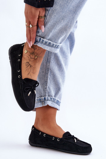 Elegante Wildledermokassins in Schwarz von Si Passione 2