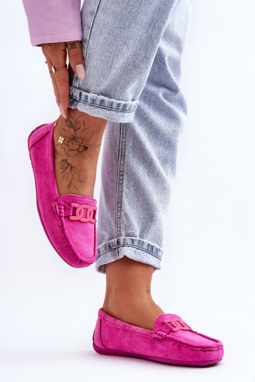 Wildledermokassins rosa Rabell Wildledermokassins rosa Rabell