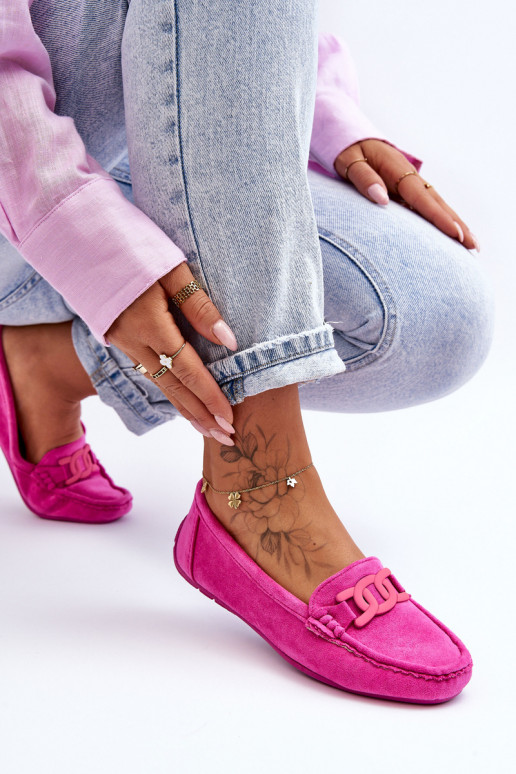 Wildledermokassins rosa Rabell Wildledermokassins rosa Rabell