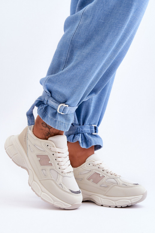 Sneakers mit Mesh-Beige in der Farbe Venice Sneakers mit Mesh-Beige in der Farbe Venice