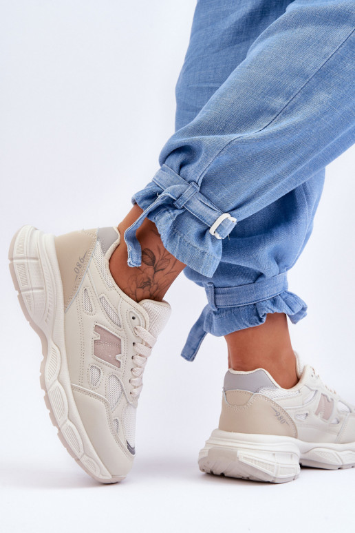 Sneakers mit Mesh-Beige in der Farbe Venice Sneakers mit Mesh-Beige in der Farbe Venice