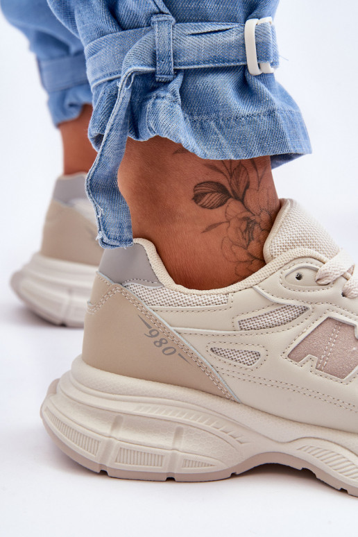 Sneakers mit Mesh-Beige in der Farbe Venice Sneakers mit Mesh-Beige in der Farbe Venice