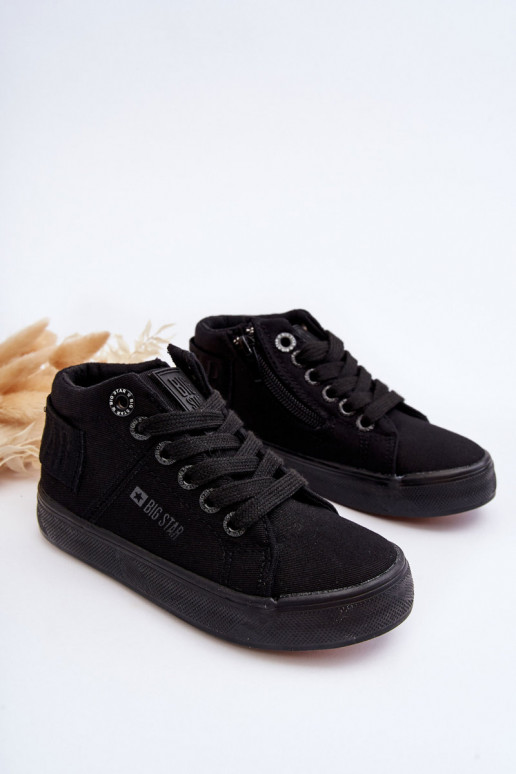 Klassische Freizeitschuhe für Kinder mit Sohle Big Star LL374001 in der Farbe Schwarz Klassische Freizeitschuhe für Kinder mit Sohle Big Star LL374001 in der Farbe Schwarz