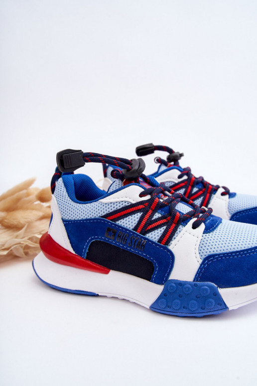 Kindersportschuhe Memory Foam System Big Star LL374220 blaue Farbe Kindersportschuhe Memory Foam System Big Star LL374220 blaue Farbe