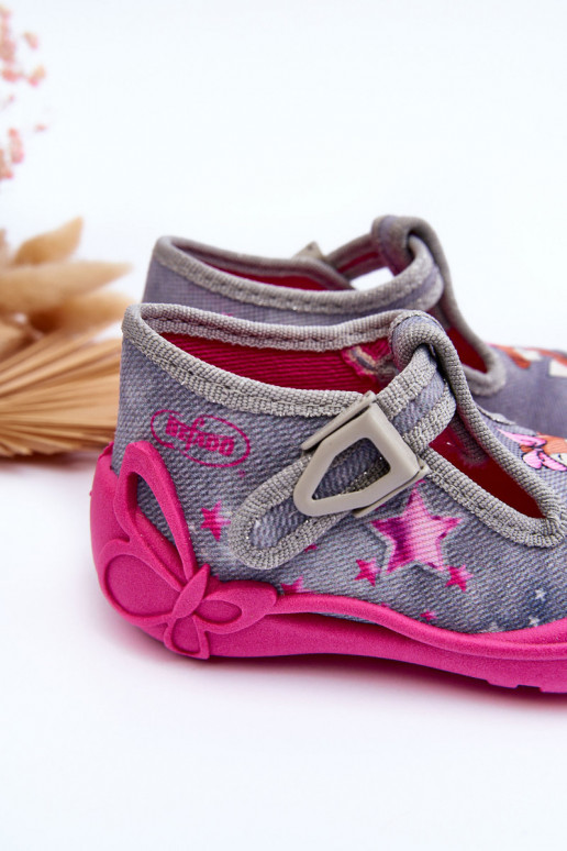 Sandalen Hausschuhe Befado 213P137 grau-rosa Farbe Sandalen Hausschuhe Befado 213P137 grau-rosa Farbe