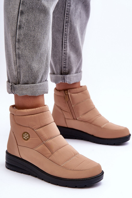 Schneestiefel Damen warm beige Helis Schneestiefel Damen warm beige Helis