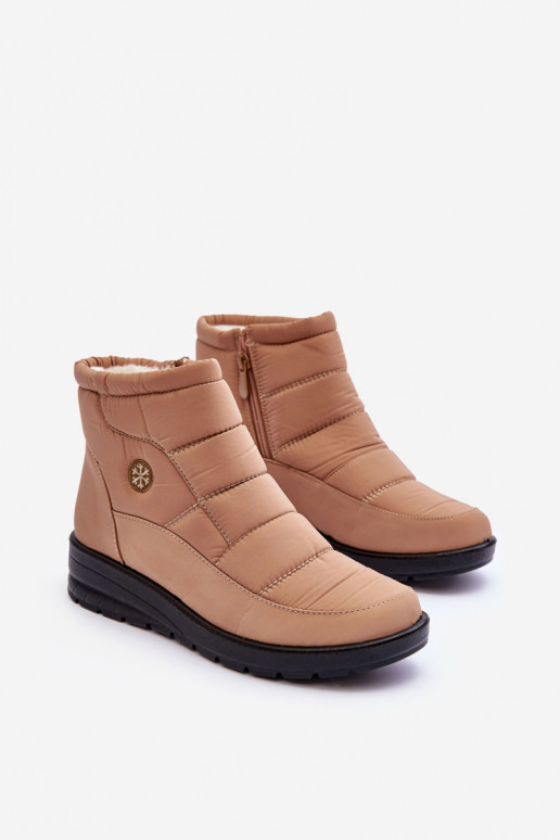 Schneestiefel Damen warm beige Helis Schneestiefel Damen warm beige Helis