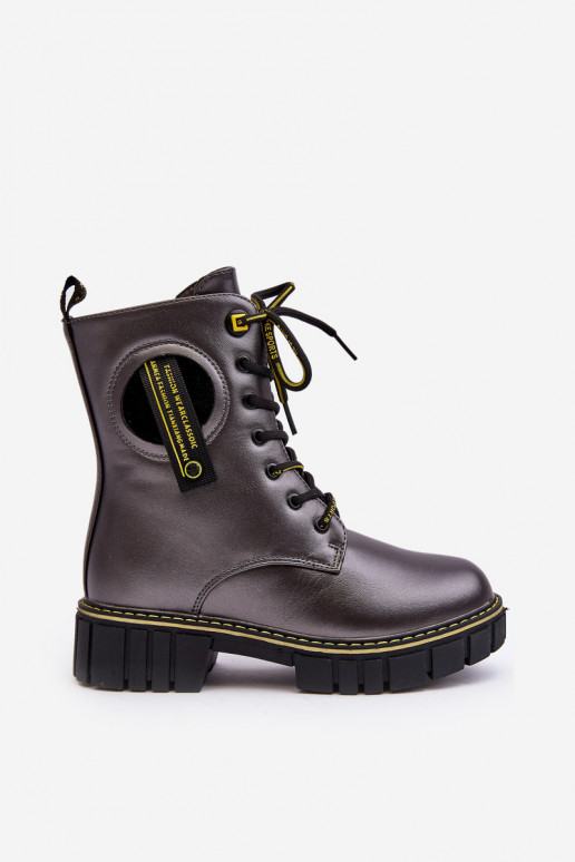 Warme Kinderschuhe Schuhe graue Farbe Iomare Warme Kinderschuhe Schuhe graue Farbe Iomare