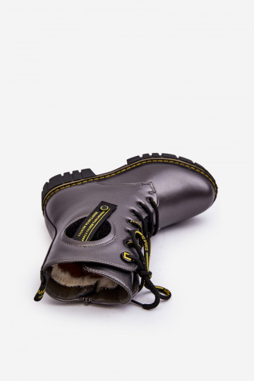 Warme Kinderschuhe Schuhe graue Farbe Iomare 2