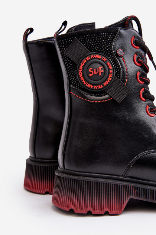 Warme Kinderstiefel in der Farbe Schwarz von Askya Warme Kinderstiefel in der Farbe Schwarz von Askya