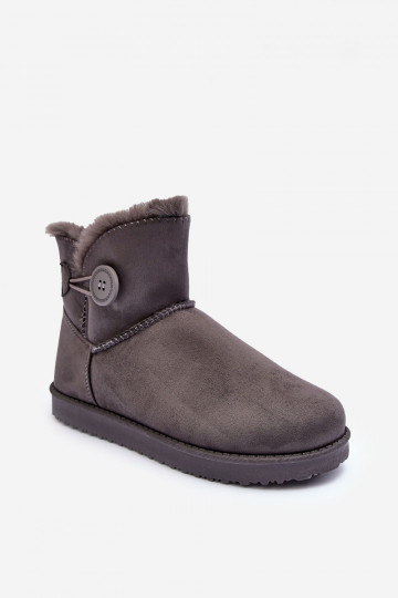 Gewärmte Schneestiefel mit Ornamenten in der grauen Farbe Siriol