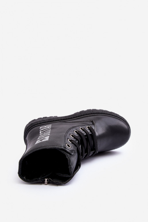 Stiefel für Kinder, warm, Big Star MM374152, schwarze Farbe Stiefel für Kinder, warm, Big Star MM374152, schwarze Farbe