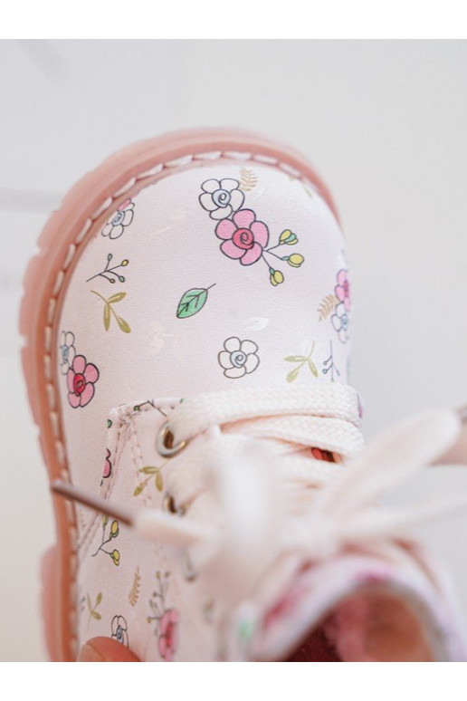 Gewärmte Kinderstiefel mit Reißverschlüssen rosa Farbe Dolida Gewärmte Kinderstiefel mit Reißverschlüssen rosa Farbe Dolida