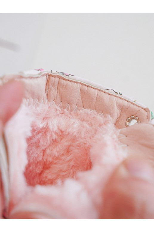 Gewärmte Kinderstiefel mit Reißverschlüssen rosa Farbe Dolida Gewärmte Kinderstiefel mit Reißverschlüssen rosa Farbe Dolida