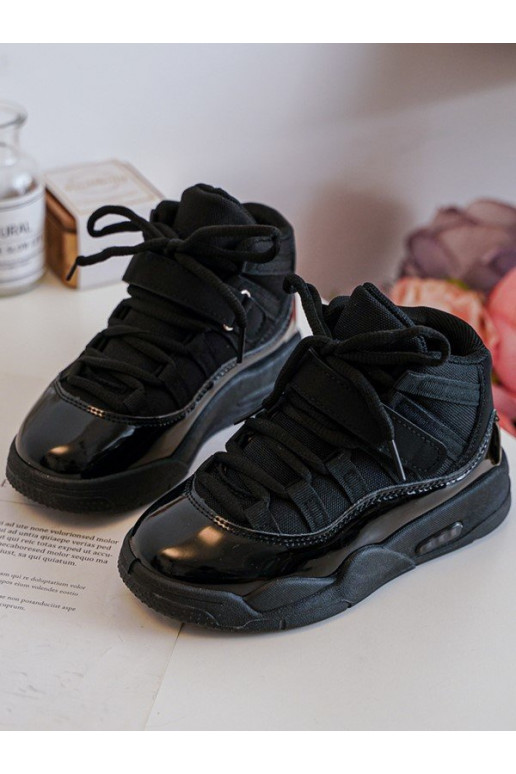 Kinder-Sneaker mit Schnürsenkeln in der Farbe Schwarz Darina Kinder-Sneaker mit Schnürsenkeln in der Farbe Schwarz Darina