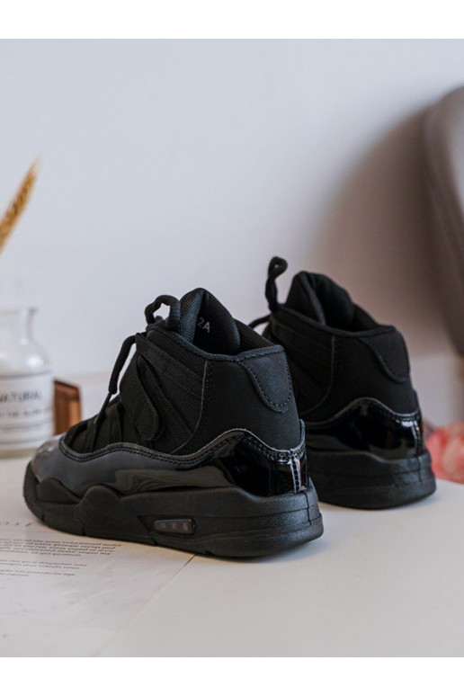 Kinder-Sneaker mit Schnürsenkeln in der Farbe Schwarz Darina Kinder-Sneaker mit Schnürsenkeln in der Farbe Schwarz Darina