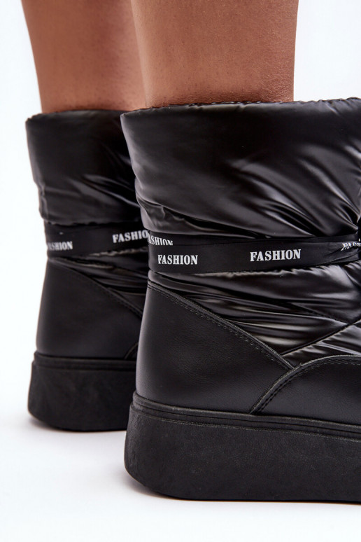 Schneestiefel Wiązaniem schwarze Farbe Siracna Schneestiefel Wiązaniem schwarze Farbe Siracna