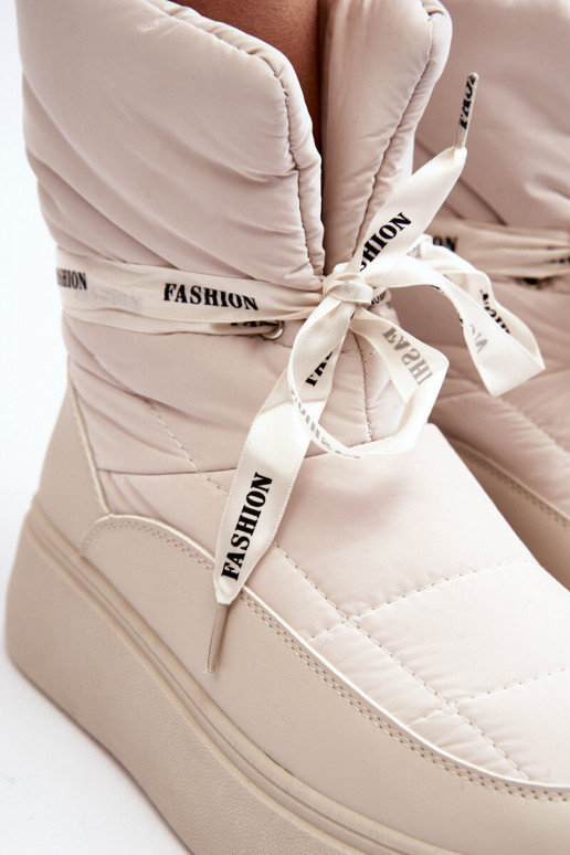 Schneestiefel Wiązaniem Elfenbein Siracna Schneestiefel Wiązaniem Elfenbein Siracna