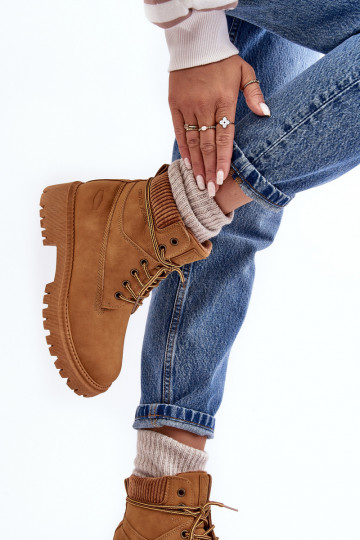 Warme Damenstiefel in Braun Cross Jeans MM2R4011C 2