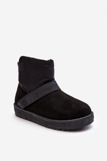 Schneestiefel erwärmt mit Plateau schwarz Big Star MM274151