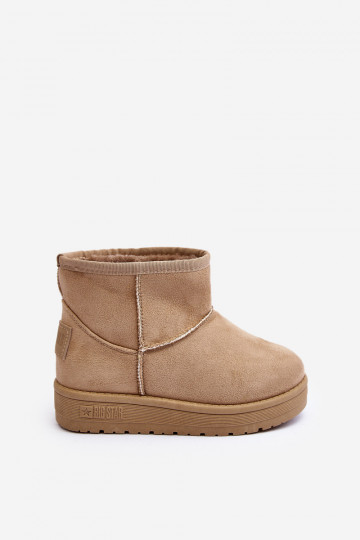Kinder-Schneestiefel warm beige Big Star MM374056 2
