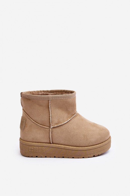 Kinder-Schneestiefel warm beige Big Star MM374056