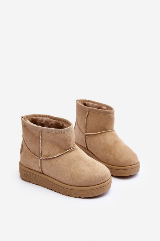 Kinder-Schneestiefel warm beige Big Star MM374056