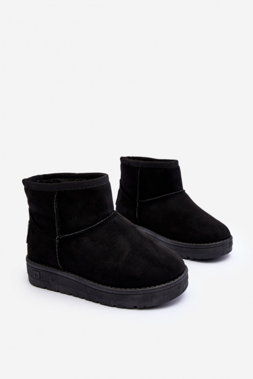Gewärmte Kinder-Schneestiefel in Schwarz Big Star MM374054