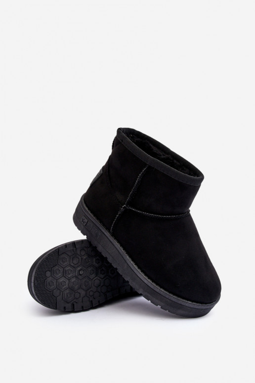 Gewärmte Kinder-Schneestiefel in Schwarz Big Star MM374054