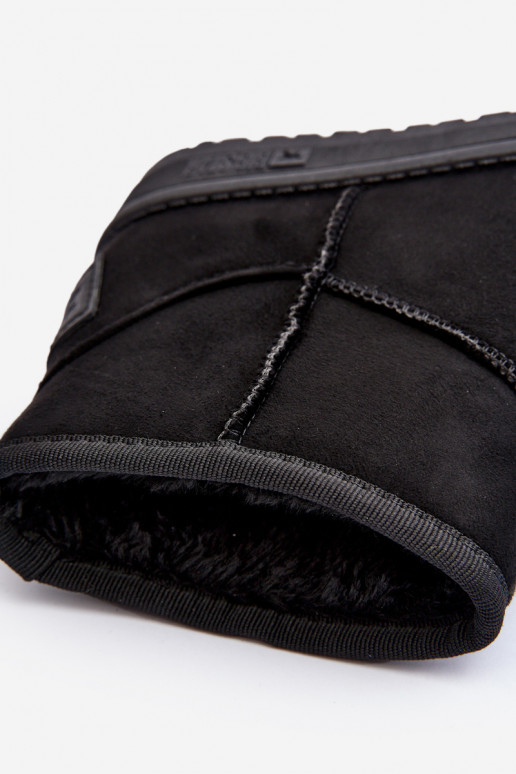 Gewärmte Kinder-Schneestiefel in Schwarz Big Star MM374054