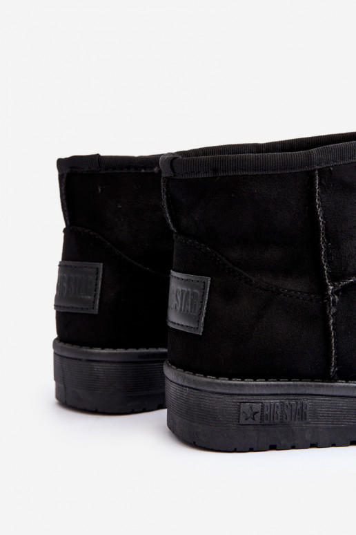 Gewärmte Kinder-Schneestiefel in Schwarz Big Star MM374054