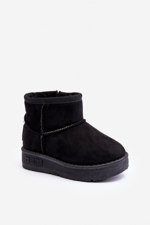 Mit Reißverschlüssen beheizte Kinder-Schneestiefel, schwarz Big Star MM374100