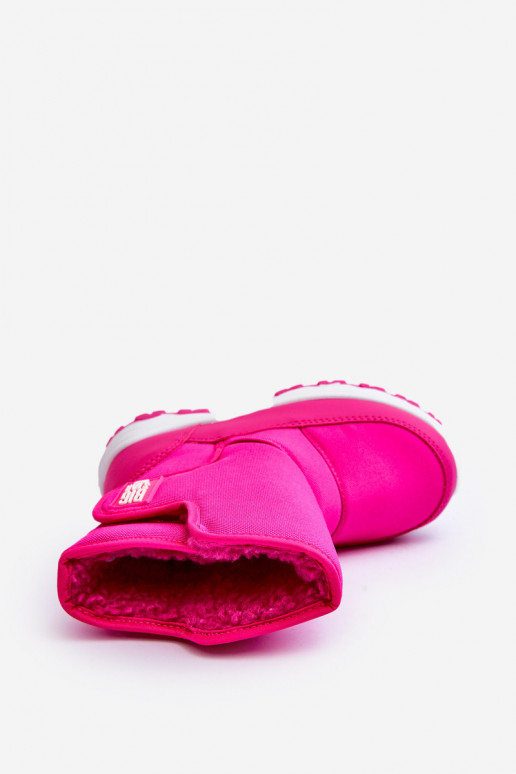 Schneestiefel mit Klebeverschlüssen für Kinder, rosa, Big Star MM374121